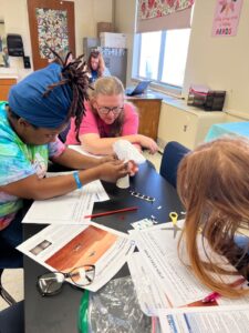kids in a STEM activity